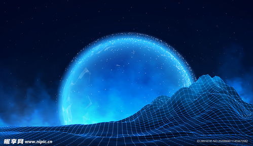 星空科技背景设计图 其他素材